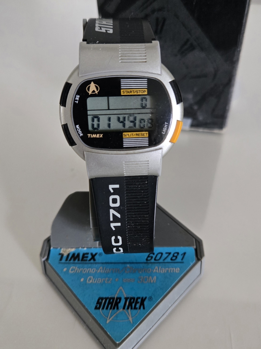 Vintage/Rare 1991 Timex - Star Trek: The Next Generation Digital Watch